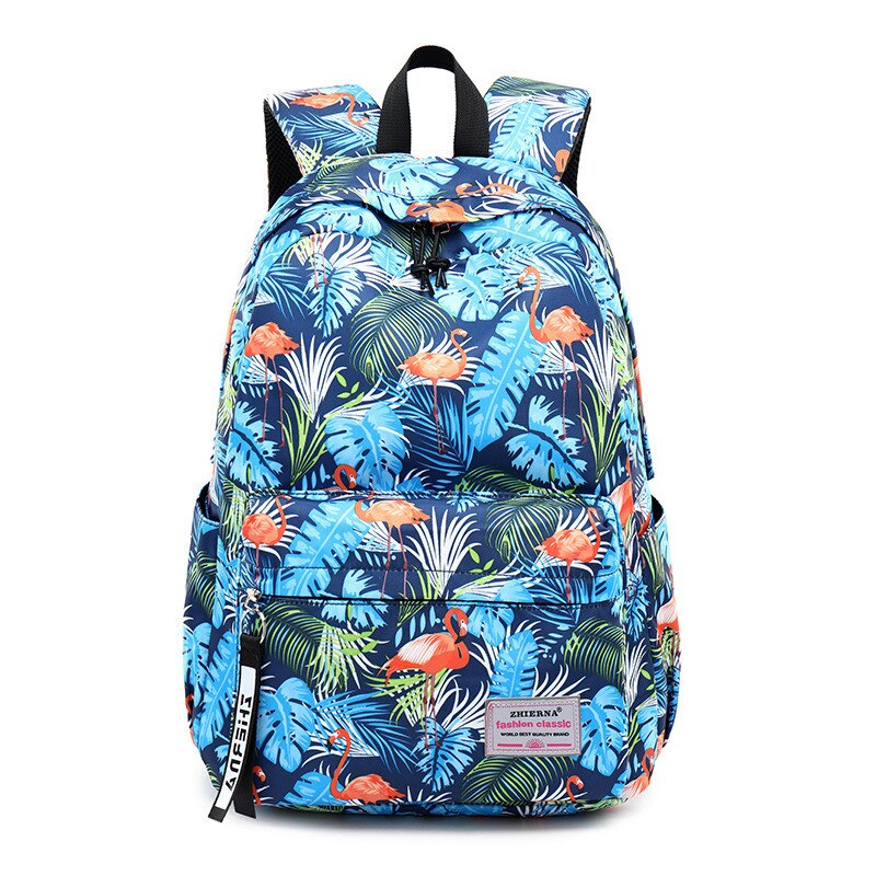 Schooltas voor tienermeisjes, vrouwen, laptoprugzak, bedrukte rugzak, mochila feminina escolar, laptopreistas, dagrugzak: B