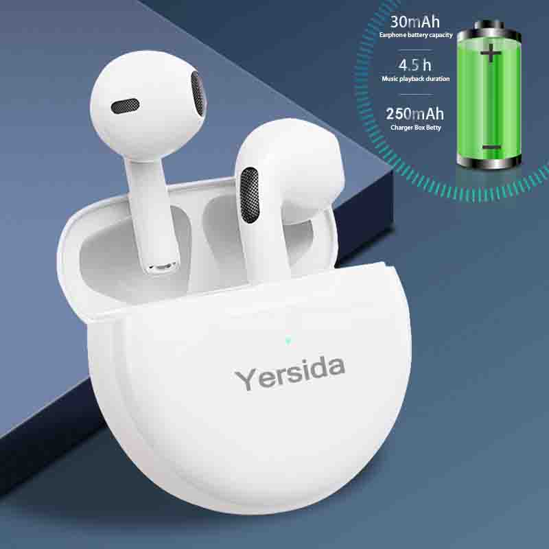 Yersida HT38 TWS słuchawki bezprzewodowe Bluetooth HeadphonesTouch Mini zestaw słuchawkowy podwójny mikrofon Stereo słuchawki douszne odpowiednie dla Apple i Android