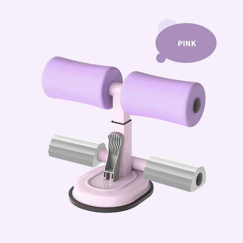 Double Poles Sit Up Aids Indoor Fitness Equipment Supine Abdominal Apparatus for Students Bodybuilding Slim Figure Gym Equipment: Purple