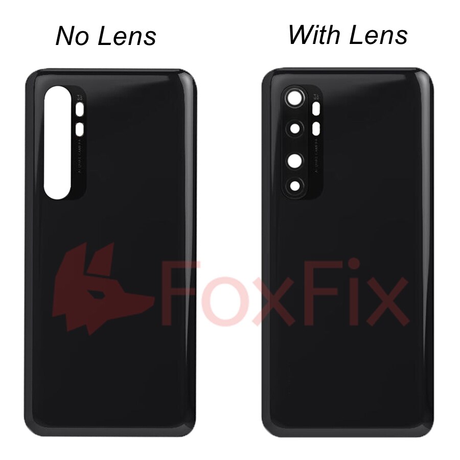 Back Glass Cover Voor Xiaomi Mi Note 10 Lite Batterij Cover Terug Glas Panel Mi Note10 Lite Achter Behuizing Deur case Vervanging