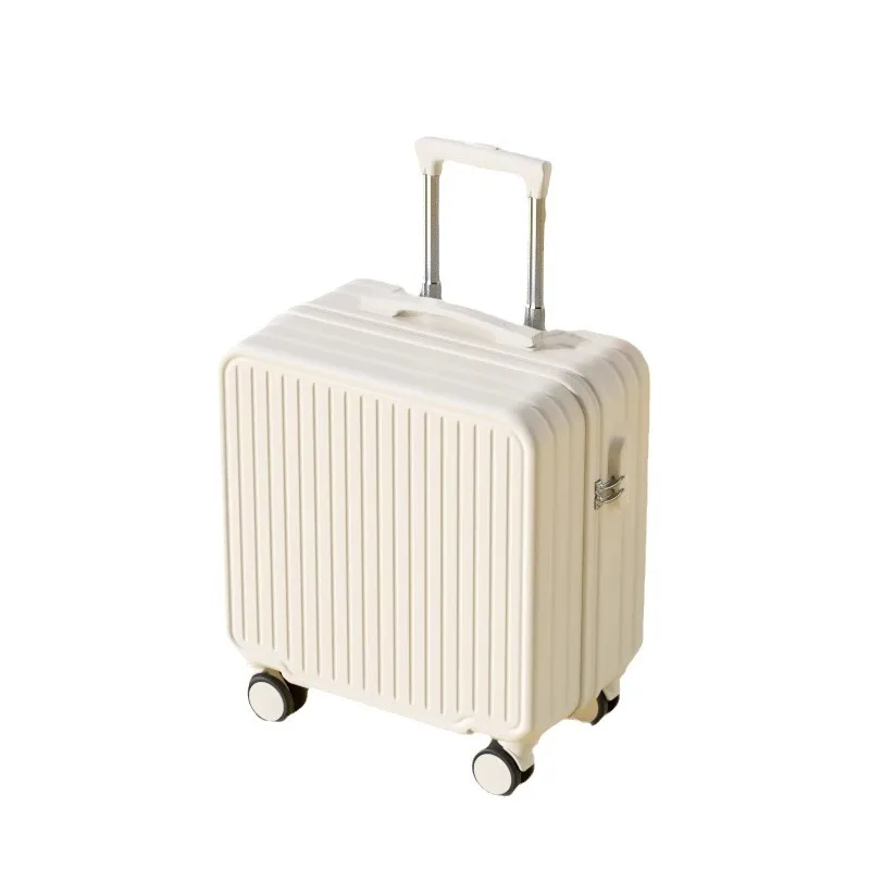 Mini Storage Travel Case with Wheels , TSA Approved Cabin Bag, Lightweight Password Lock Suitcase for Airplane, Home & Office