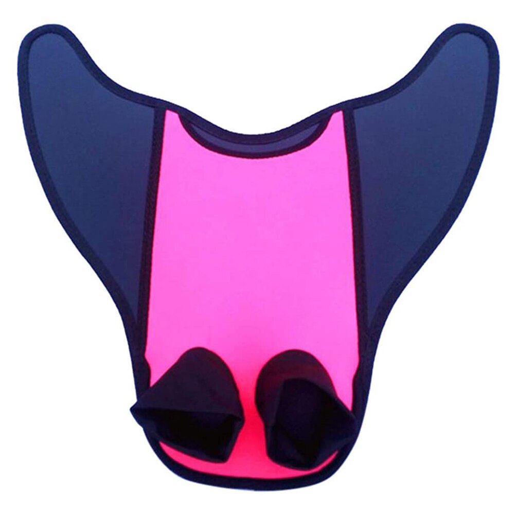 Kids/Adults Mermaid Tail Swimming Fin Snorkeling Foot Flipper Diving Swimming Assistant Tool Elastic Breathable Flippers Fins: Pink / Kids