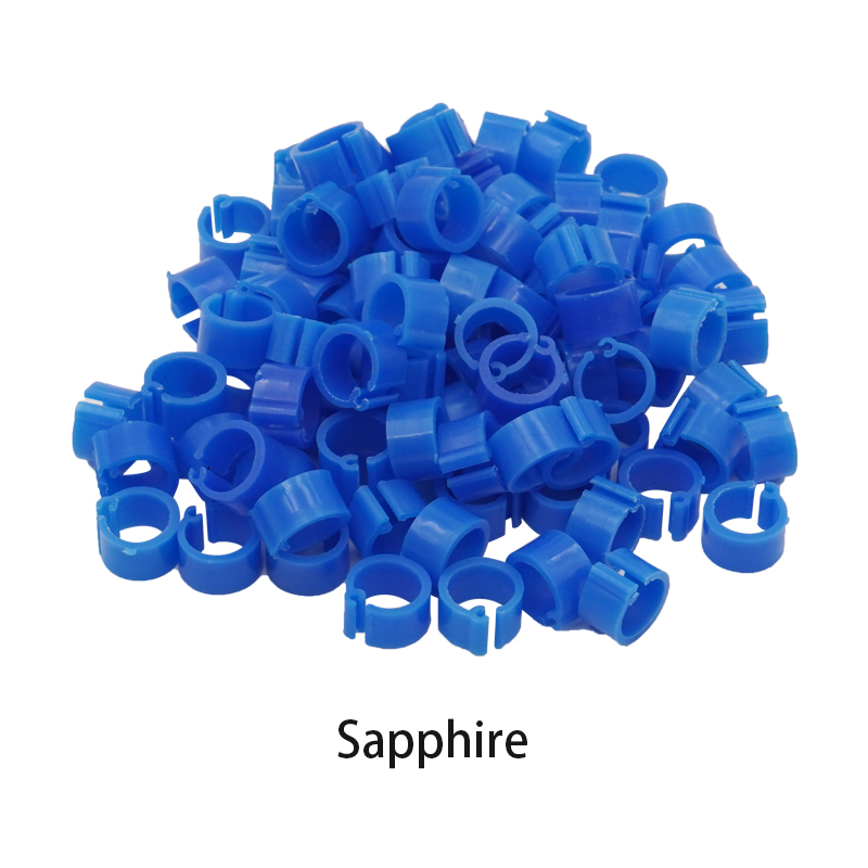 100 Stuks Vogels Voeten Ring Plastic Clip Ringen voor Vogels Duif Kwartel Voetring Boerderij Dier Carrier Duif Accessoires Vogel benodigdheden: MULTI