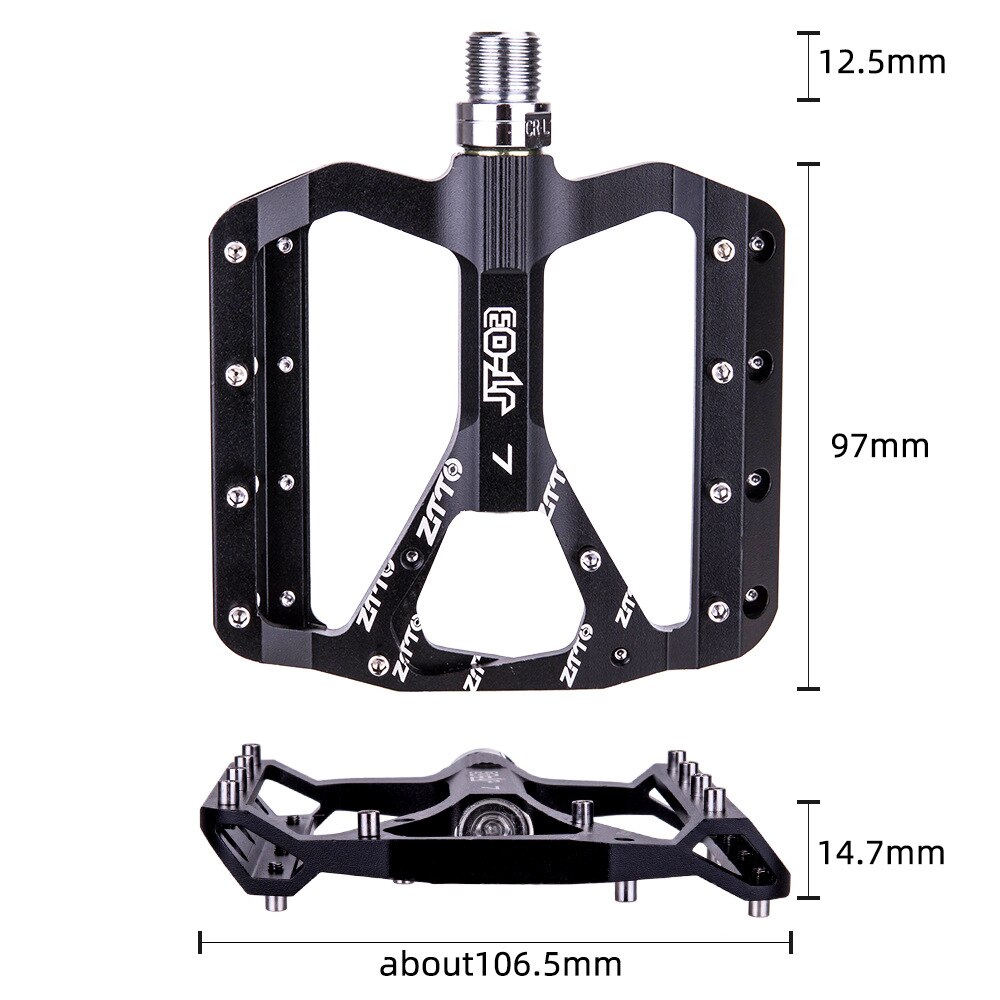 Aluminum Alloy Flat Bike Pedals Anti-slip Ultralight Bicycle Pedal Quick Release Pedal MTB Wide Platform Pedales Bicicleta Part