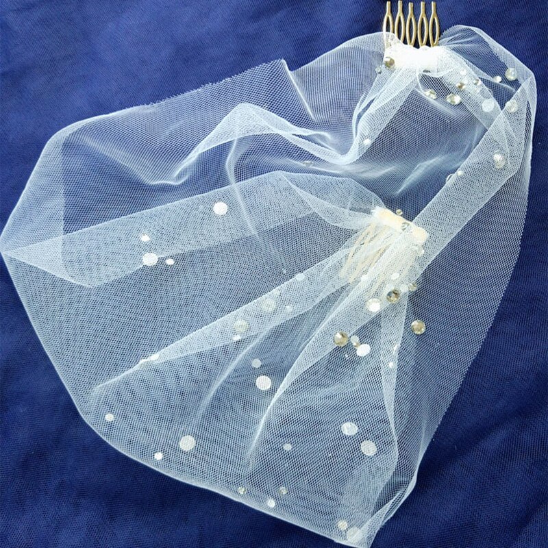 Voile de mariée rétro , voile de mariage, demi-couverture, accessoires de voyage pour mariée