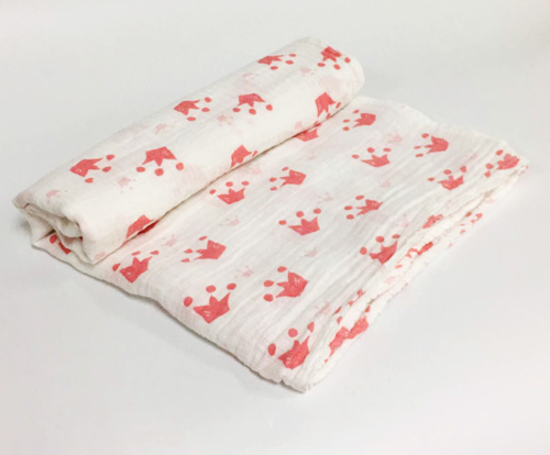Aden anais muslin babyfilt &svaddar bebis swaddle kuvert filtar för baby bomull badhandduk kuvert för nyfödda: Krona