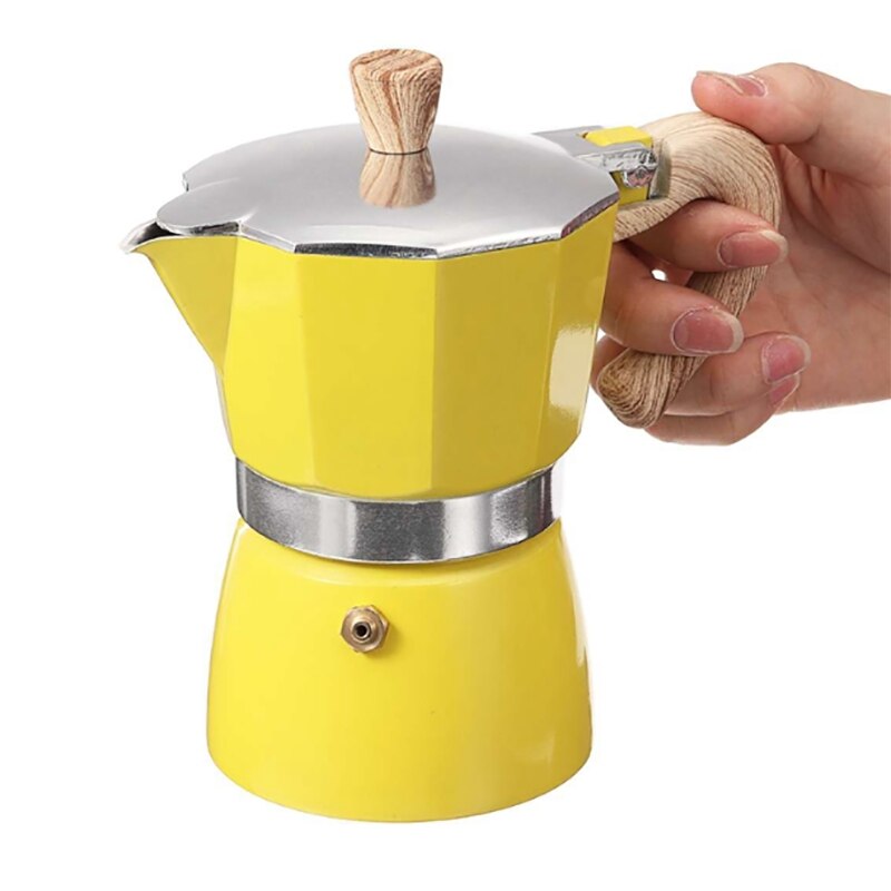 Alumiini italialainen moka espresso kahvinkeitin suodatin liesi potti 6 kuppia
