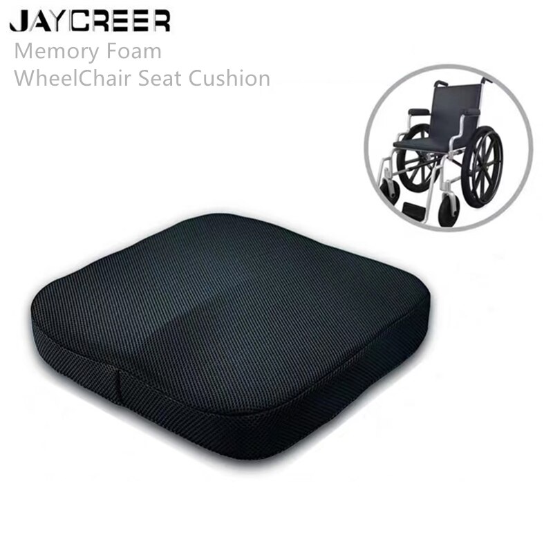 Glamvidas Memory Foam L-Shaped Seat Cushion - Tailbone Pain Relief, Non-Slip, Dark Gray