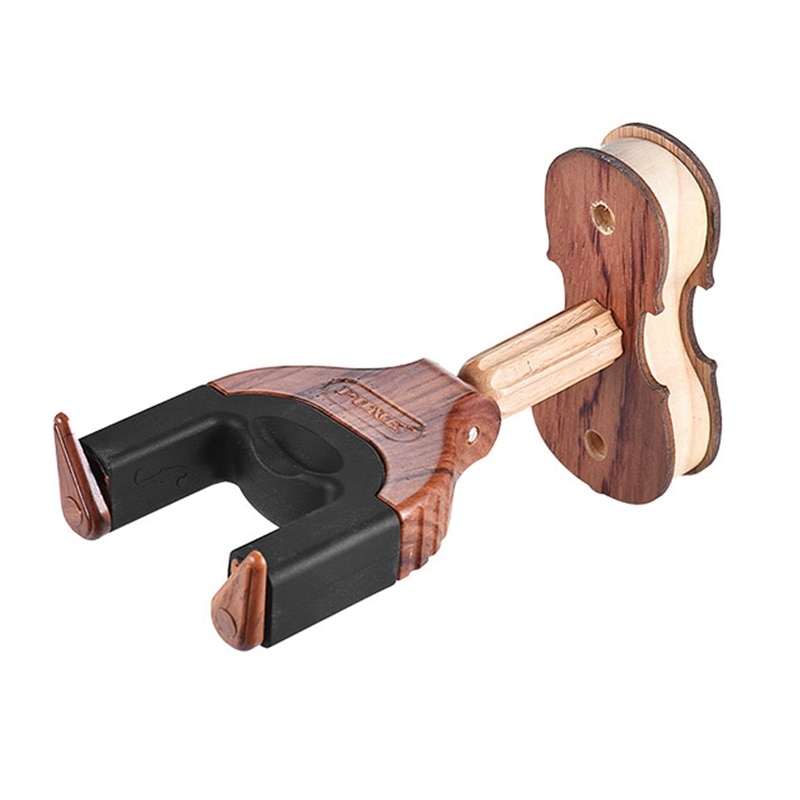 Support Mural Pour Violon Palisander - Crochet, Accroche Violon Ou Alto - Neuf
