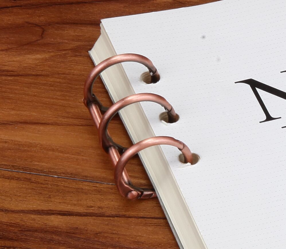 2 uds DIY espiral de Metal Binder inoxidable pinza para Carpeta de acero Carpeta de archivo Clip suelto-anillo de la hoja Clip para Notebook libro diario