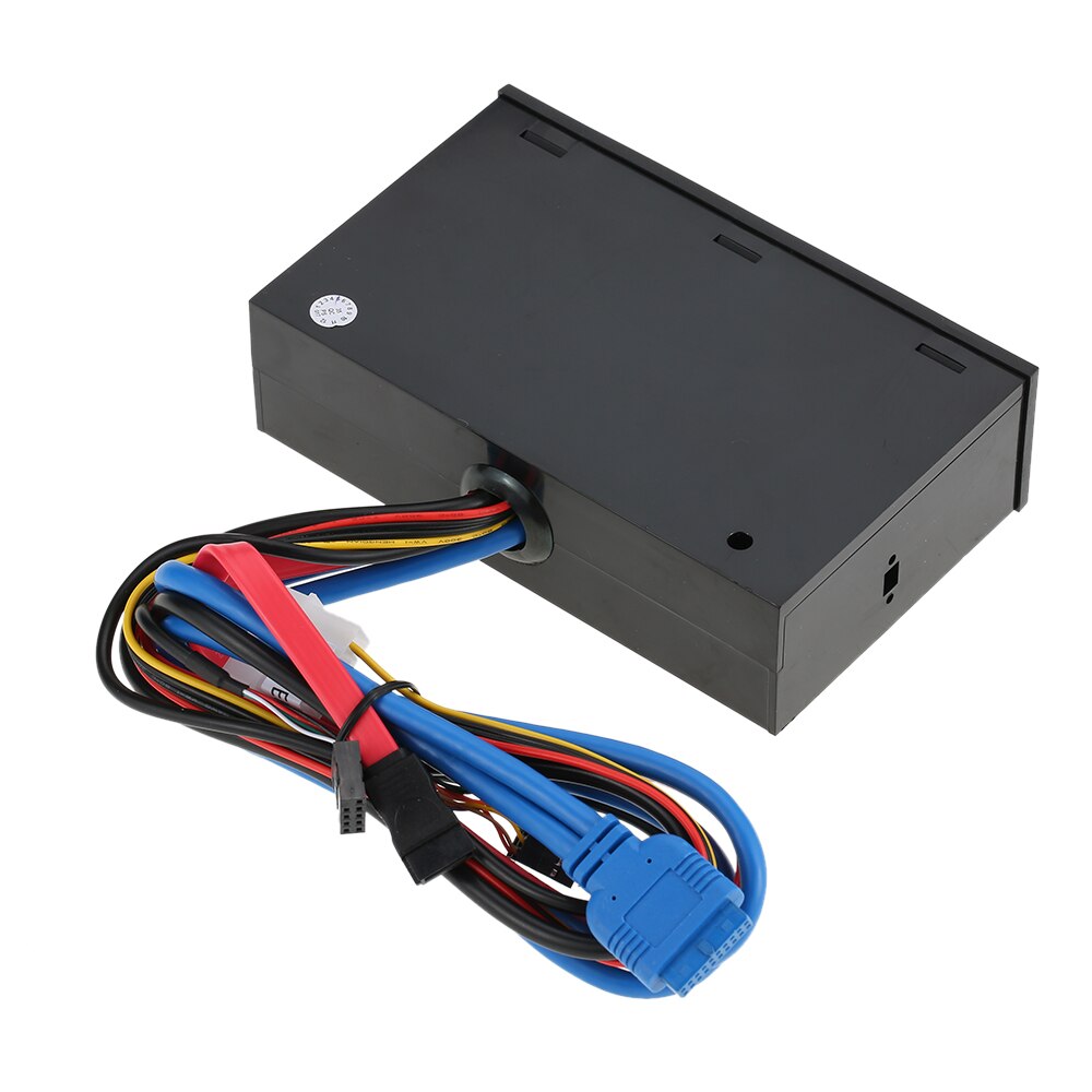 Multi-Function USB 3.0 Hub eSATA Port Internal Card Reader Dashboard Media Front Panel Audio for SD MS CF TF M2 MMC Memory Cards