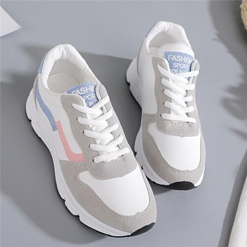 2020 nowych kobiet tenisówki kobiet wiosna sportowe buty damskie obuwie lekkie oddychające płaskie buty Tenis Feminino: Niebo niebieski / 9