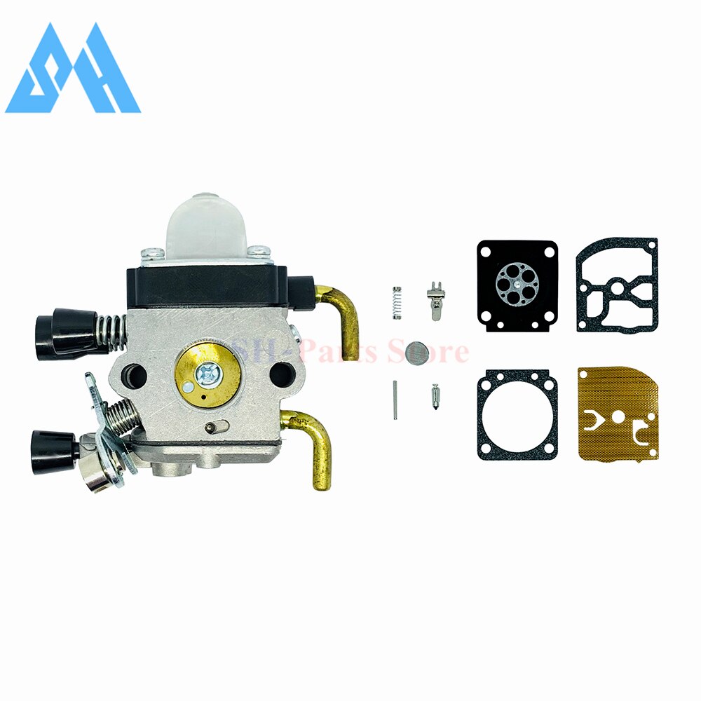 Carburetor with Repair Kit for Stihl FC55 FC75 FC85 FS310 FS38 FS45 FS45C FS45L FS46 FS55 FS55RC FS55T FS74 FS75 FS76 FS80 FS85: Set B