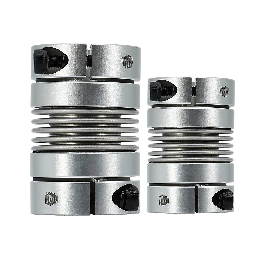 motor bellows coupler 2 pcs/lot LB-B-D20L34 4mm-10mm inner hole rated torque 1.8Nm Aluminum Alloy Shaft Coupler