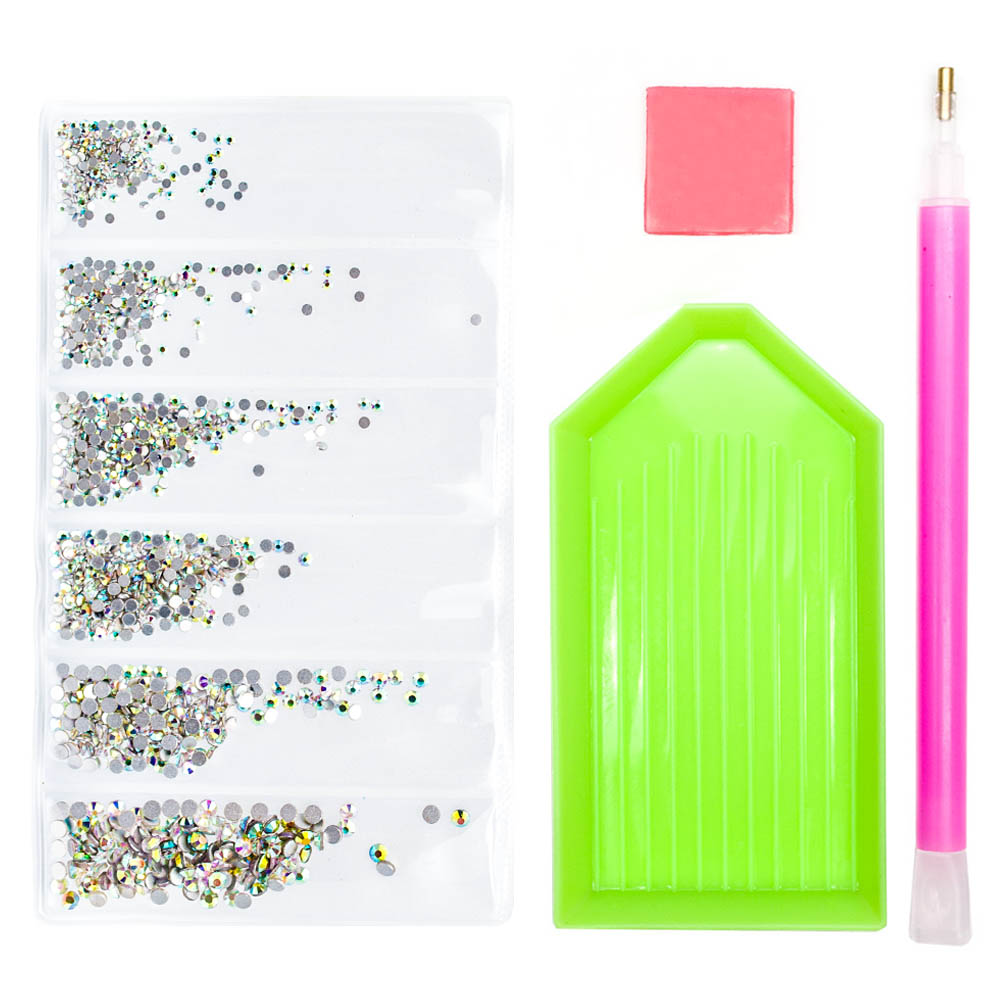 Kristall nail art dekorationer glas strass nagel strass nagel konst strass ädelstenar stenar för naglar tillbehör  tz1002: Ab uppsättning