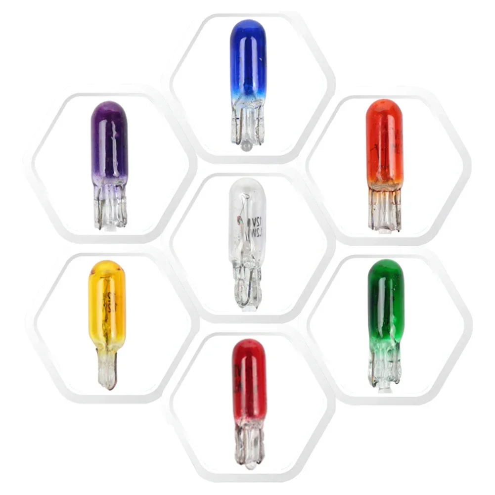 Ampoule Led W2W T5 12V 1.2W, 10 pièces, lampe d'instrument, lumière intérieure de voiture, lampe halogène, lumières d'instruments pour tableau de bord