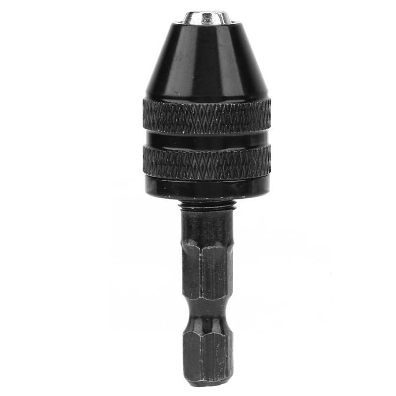 Portabrocas sin llave, rango de sujeción de 0,3-3,6/6,5mm, Portabrocas sin llave, convertidor de cambio rápido, adaptador, herramienta: 0.3-3.6mm