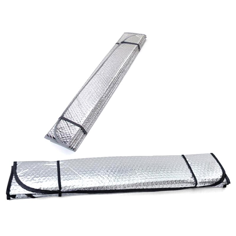 Foldable Aluminum foil Large Size Sun Shade Truck Van Car Windshield Visor Block Cover 220cm*80cm