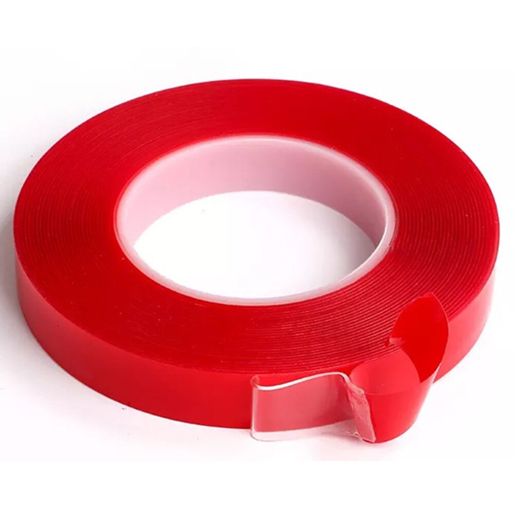 300cm Transparent Silikon Doppelseitiges Klebeband Aufkleber Für Auto Hohe Festigkeit Hohe Festigkeit Keine Spuren Klebstoff Aufkleber Wohnzimmer Waren