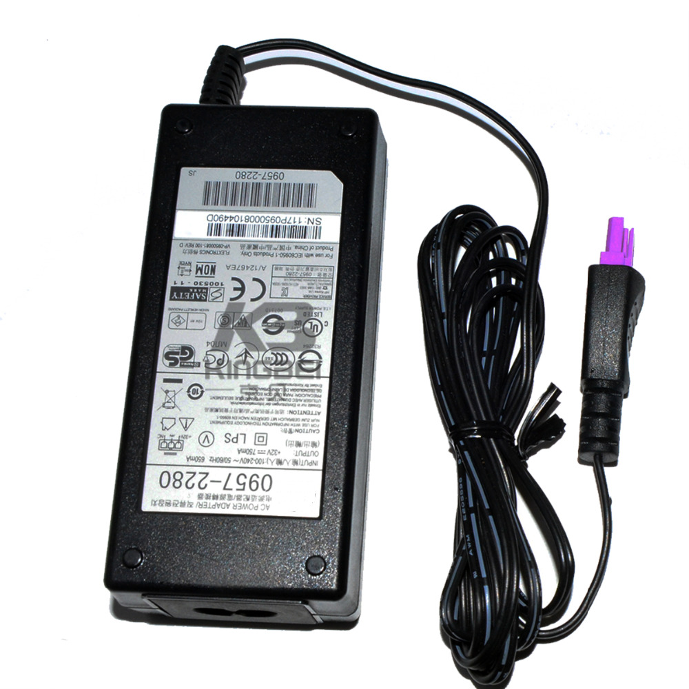 0957-2280 Echt 32 V 750mA Ac Power Adapter Voor HP Printer B110A B210A 7000 6500 6000 4500 met een netsnoer