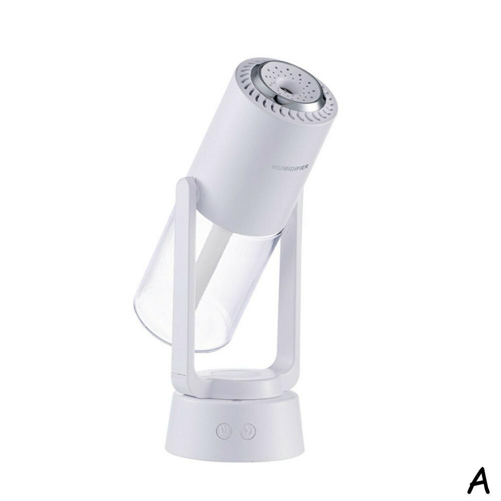 Humidificateur D'air portatif 230ml Parfumées Table Humidificateur Anion Lampe Fonction Pour Voiture Sans Fil Silencieux LED Super 230ml C7V1: WHITE