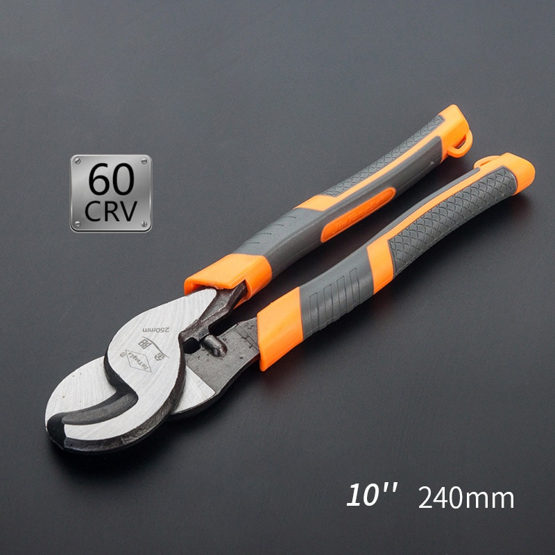 Elektriker kabel tang manuell wire stripper solid wire tang skarp kabel kutter krymping stripping verktøy tang: 10 tommer
