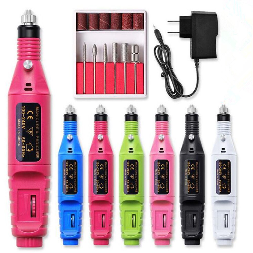 Electric Nail Drill Machine Manicure Machine Pedicure Drill Set Nail File Grinder Polisher Nail Art Equipment Tools