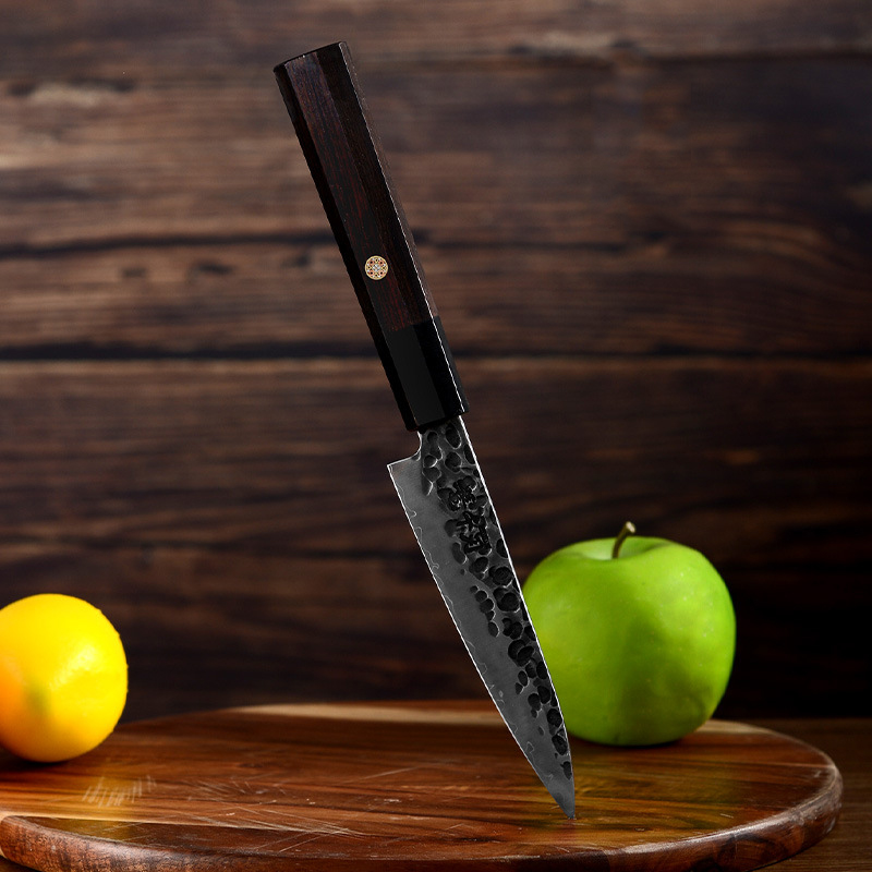 Kitchen Knife Set High Forged 3 Layers Steel Chef Knife 8Cr14Mov Steel Core Japanese Sashimi Knife Cooking Tools: MULTI