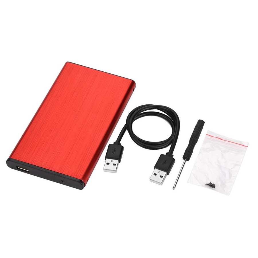 Zonnebatterij milieubescherming 2.5in 480 mbps gegevensoverdracht externe harde schijf behuizing stekker harde schijf behuizing externe zonne-energie: Default Title