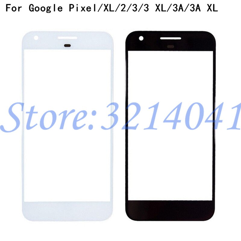 Dla Google piksel / piksel XL / piksel 2 / piksel 3 / 3 XL / 3A / 3A XL / 4 / 4XL przednie szkło dotykowe ekran LCD płyta zewnętrzny