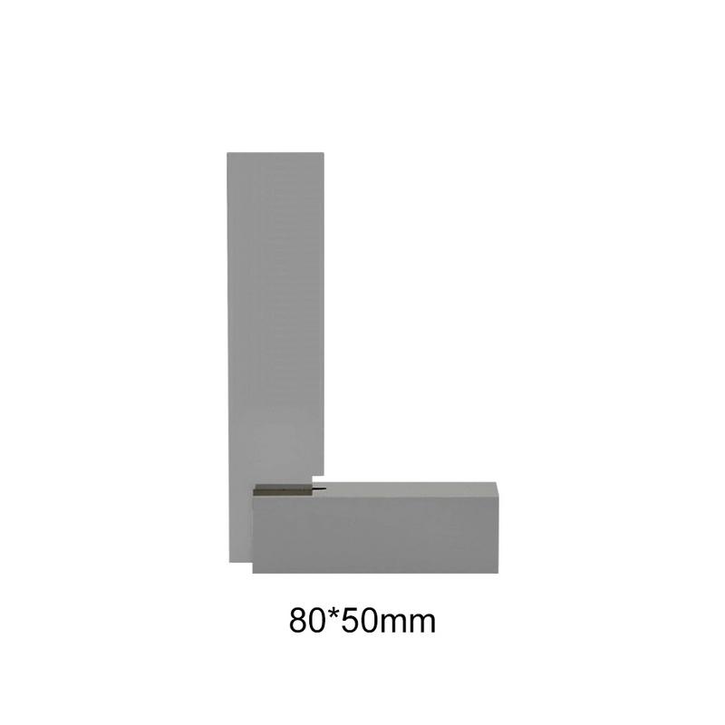 Hoek Heerser Gauge 90 Graden 1 Niveau Breed Base Hoek Heerser 90 Graden Vierkante Tool Rvs Meting Tool: 80 X 50mm