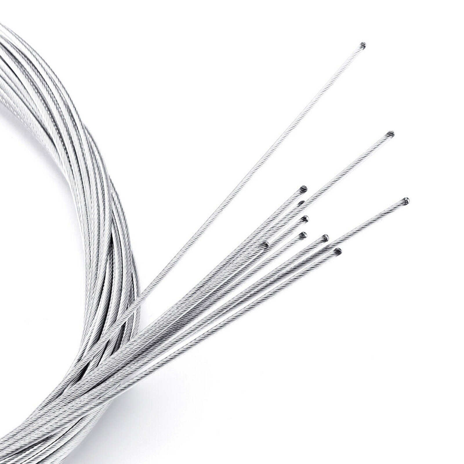 Bike Shifter Cable, 10 Pack Bicycle Gear Shift Cables Set for Most Kinds of Bikes, Steel