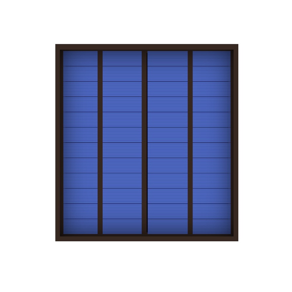 1.8w 12v 150ma mini solcelle solcellepanel standard epoksy polykrystallinsk silisium diy batteriladingsmodul