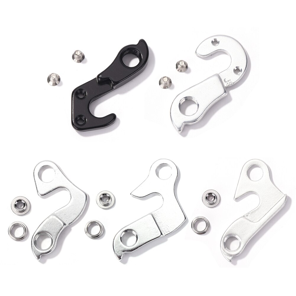 1 Set Fiets Derailleurhanger Fiets Aluminium Legering Mtb Rear Gear Mech Derailleur Hanger Voor Mtb Accessoires