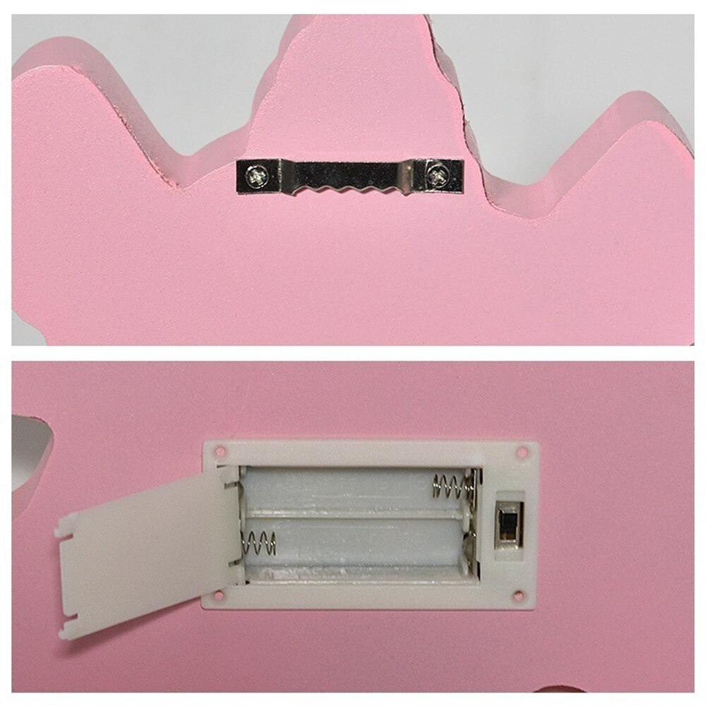 de unicornios de dibujos animados luz nocturna con batería de potencia lámpara encantadora Infantil interruptor BB resplandor lámpara de noche para bebé niño niña juguete para