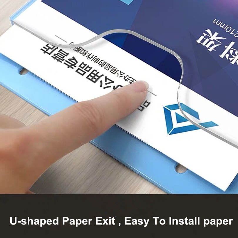 A4 Wall Mount Sign Holder Display Frame File Literature Pocket Holder Document Folder Organizer