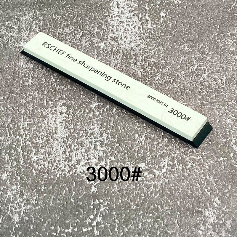 Whetstone Single sharpening stone Honing System white alundum 6pcs 120 240 400 600 1000 1500# knife sharpener Grindstone: 3000 diamond