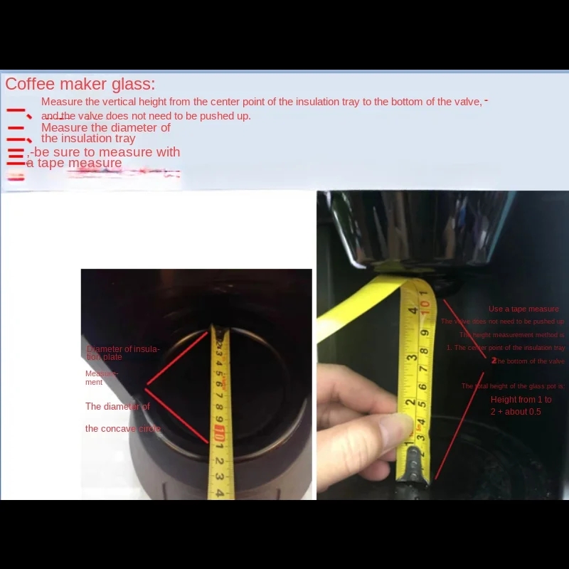 Passend für amerikanische kaffeemaschinen (glaskanne), allgemeines maschinenzubehör, komplette kollektion