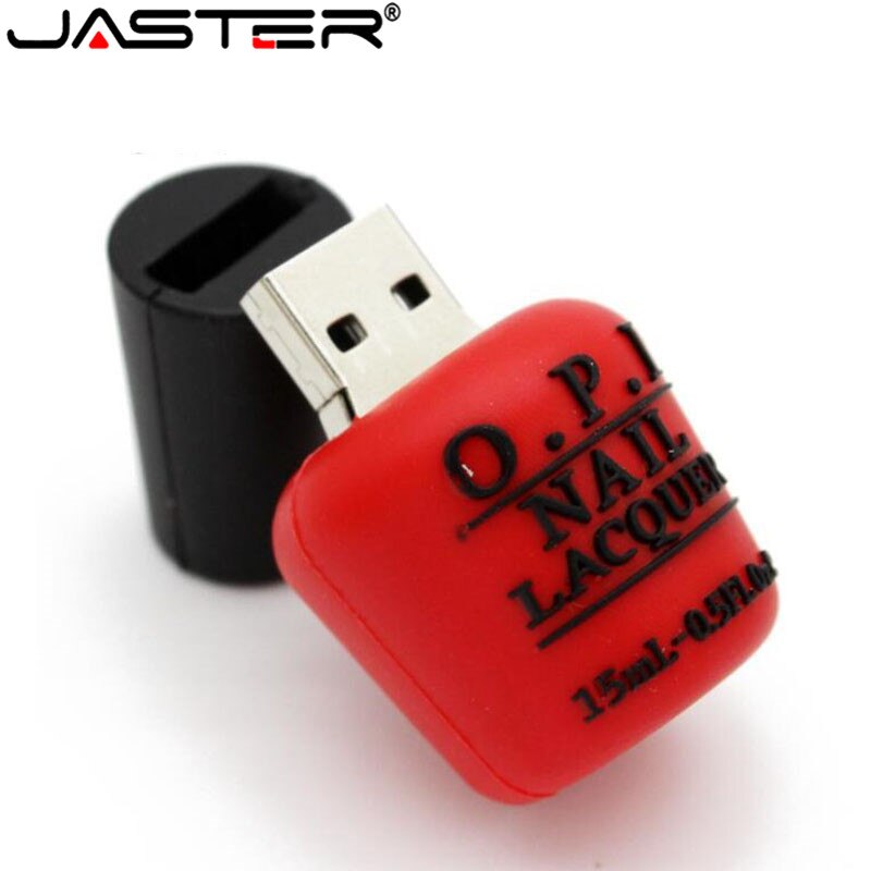 A Magic Nail Enamel Mini USB Pen Drive Innovative Memoria Disk USB Pen Drive 4GB 8GB 16GB 32GB Pendrive USB 2.0 Usb Flash Bellek