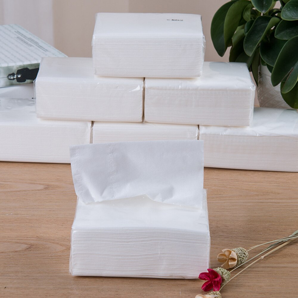 5 pakker serviet 3- lag 67 ark papirservietter ren bambusmasse ansigtsserviet engangs toiletpapir