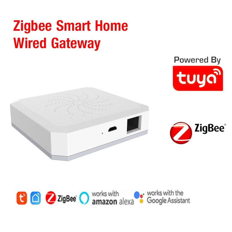 Tuya ZigBee Smart Gateway Hub Home Smart APP Wired Controller Mini Gateway