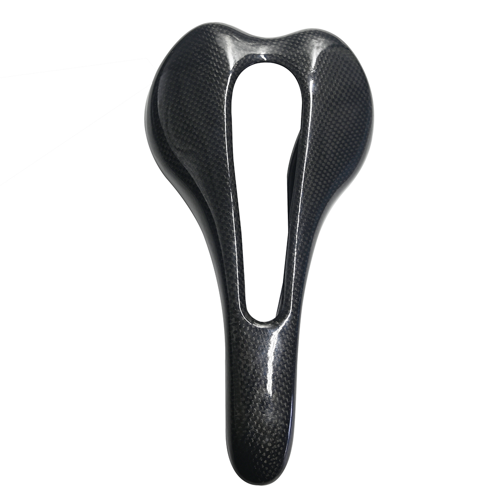 Carbon fiber large hollow saddle ultralight fiber saddle road bike mountain bike seat cushion bicycle parts