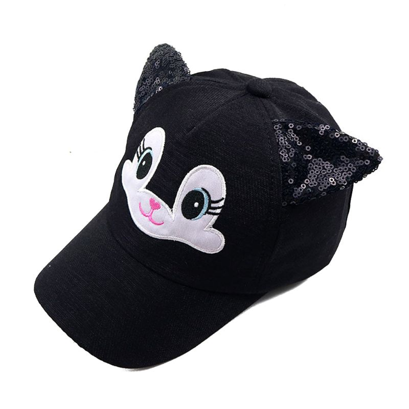 Sombreros de bebé bonitos dibujos animados niño coreano gato béisbol sombrero primavera verano bebé niño sombreros para el sol para niña gorros niños Fotografía Prop: BK