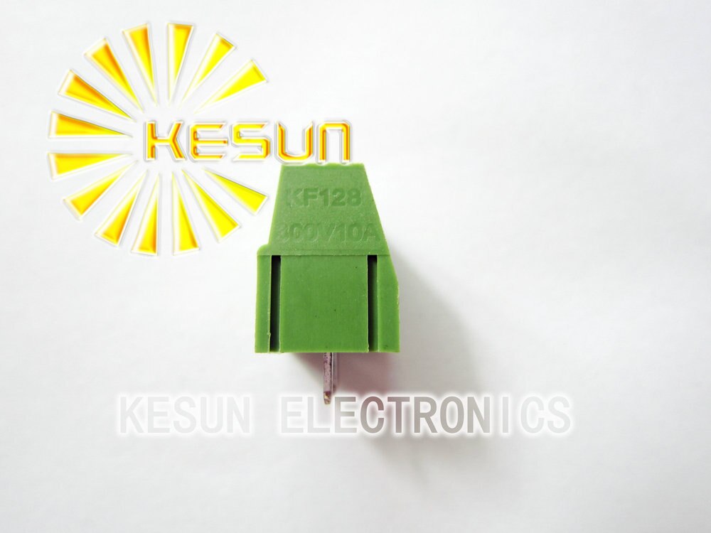 100 STKS KF128-5.08-3P KF128 3Pin 5.08mm Straight Pin PCB Schroefklemmenblok ROHS