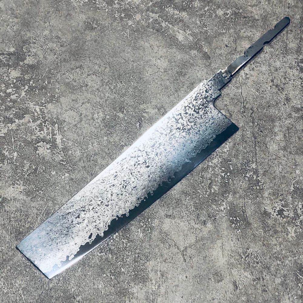 DIY Handmade Forged Kitchen Knife Blank Japanese Damascus Chef Knife Material Sharp Santoku Sliced Bread Nakiri Gyuto