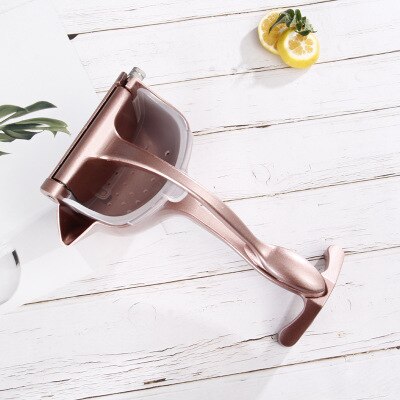 Removable Manual Fruit Citrus Press Juicer Single Hand Press Aluminium Lemon Squeezer Orange Juice Tools: Pink