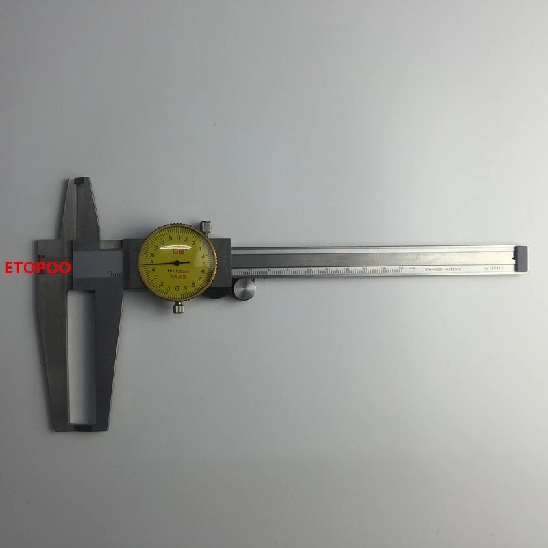 Calibrador Vernier con ranura interior, 9-150mm, 0,02mm, acero inoxidable, herramienta con doble garra