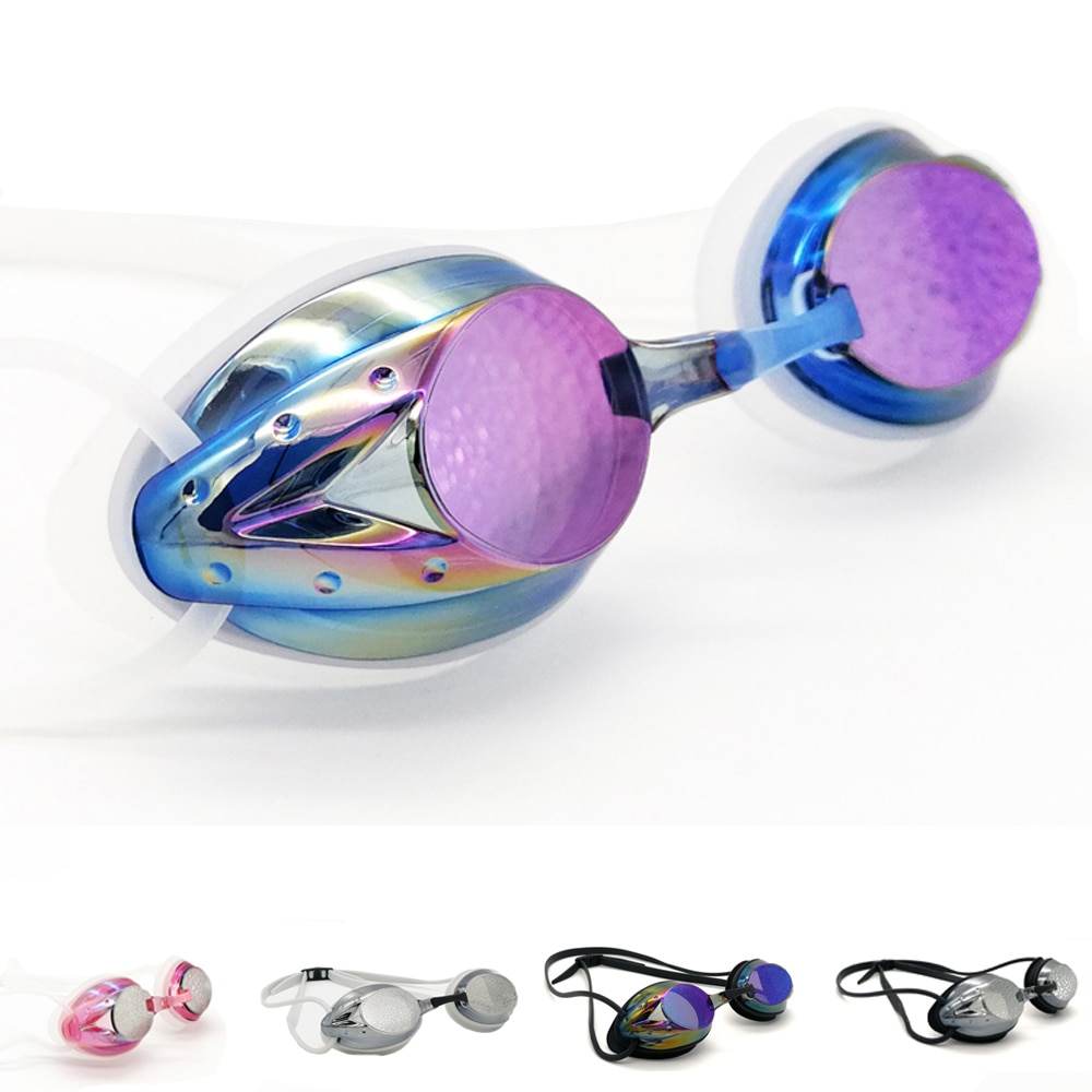 Professionele Zwembril Mannen Vrouwen Zwembril Anti-Fog UV Protect Verstelbare Waterdicht Zwemmen Bril Volwassen Brillen
