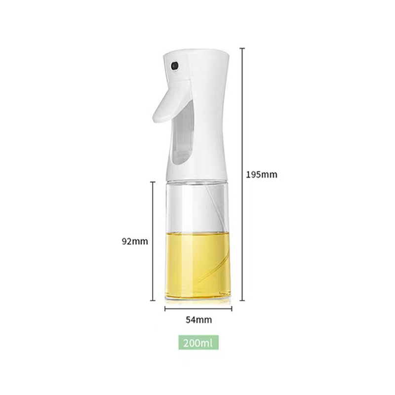 Butelka ze spryskiwaczem do oleju 200ml 300ml 500ml, kuchnia, gotowanie, dozownik do oliwy z oliwek, kemping, grill, pieczenie, ocet, sos sojowy, pojemniki ze spryskiwaczem: Pomarańczowy