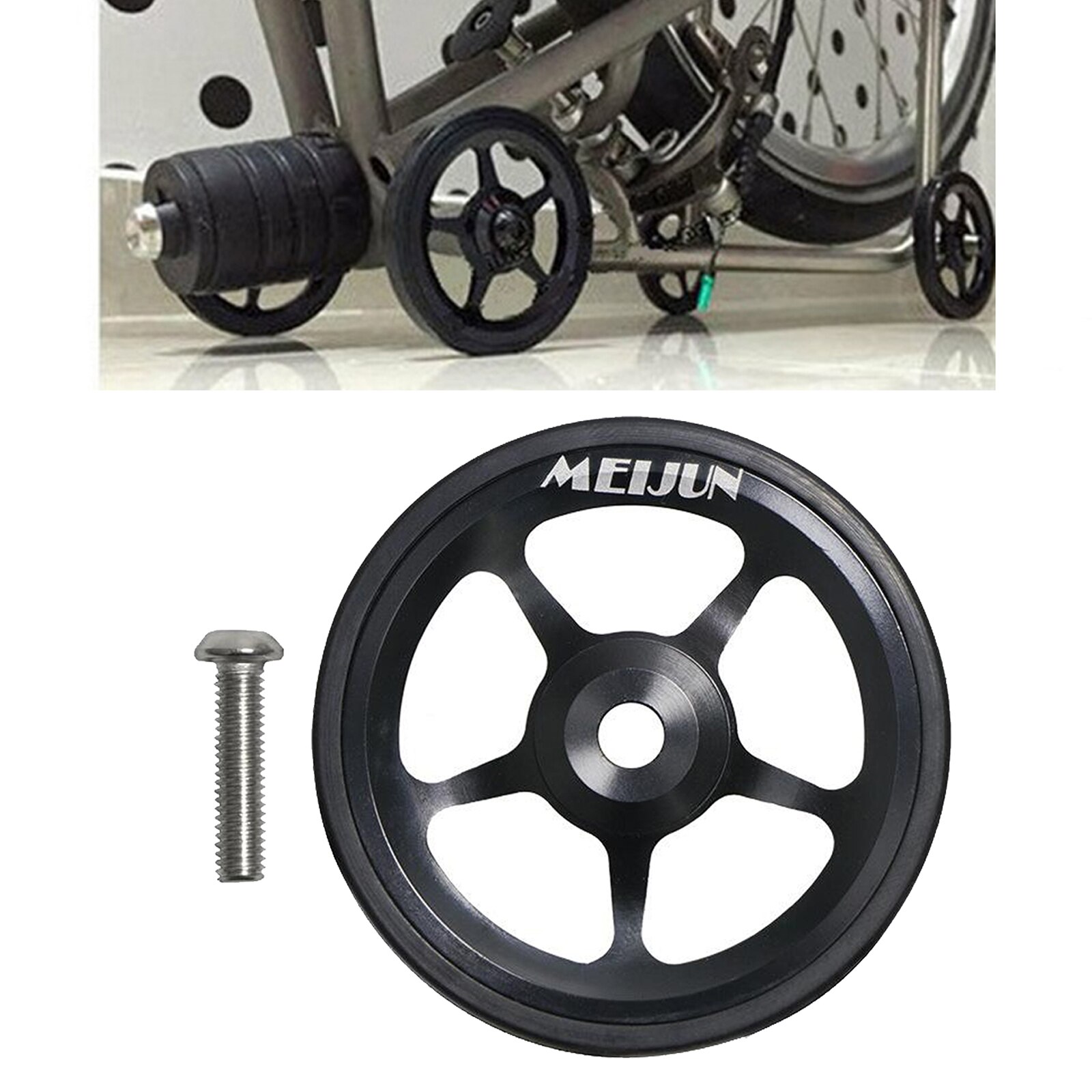 Folding Bike Easy Wheel 6cm EZ Wheels for Bicycle ... – Vicedeal